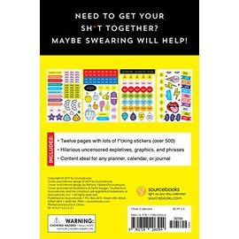 Sourcebooks F*cking Planner Stickers: 500+ Funny Adult Stickers to Control Your Sh*t (Journal Variety Pack, White Elephant Gift)