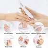 Nail Files, 16pcs Professional Nail Files, 100/180 Grit Double-Sided Emery