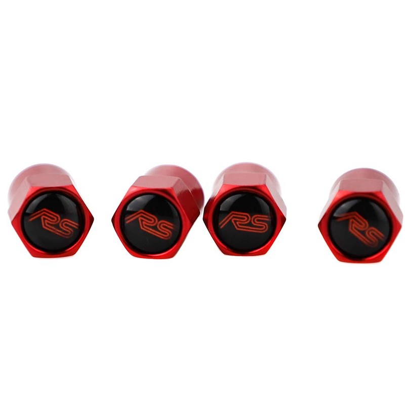 XDG 4Pcs Car Tire Covers Rustproof Metal Chrome Valve Stem
