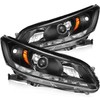OCPTY Headlight Assembly Pair Replacement for Honda for Accord 2013-2015