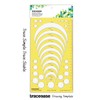 Traceease Geometric Drafting Circle Radius Template Drawing Stencil, Designing Template