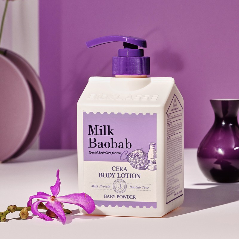 Milk Baobab Cera Body Lotion Mauve Tulip, 600ml, 1 unit