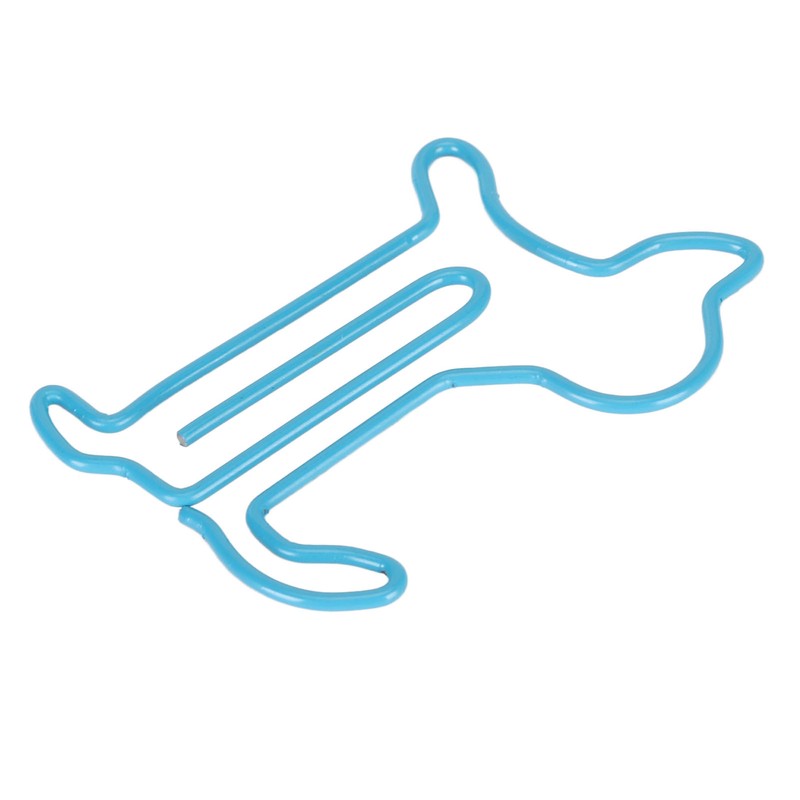 100pcs Dog Shaped Paper Clips Slip Resistance Exquisite Cute Paper