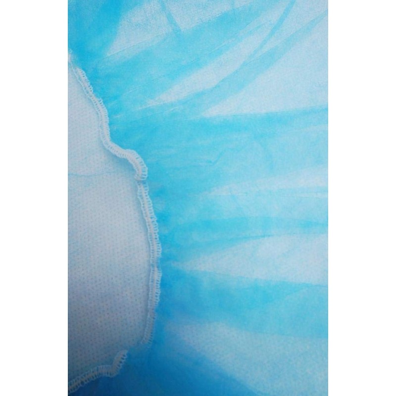 Medicom 100 Pcs Disposable Bouffant Caps (Blue)