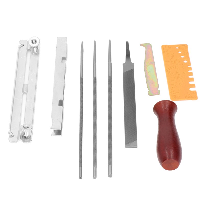 10Pcs Chainsaw Sharpener File Kit Chainsaw Chains Accessory for Garden