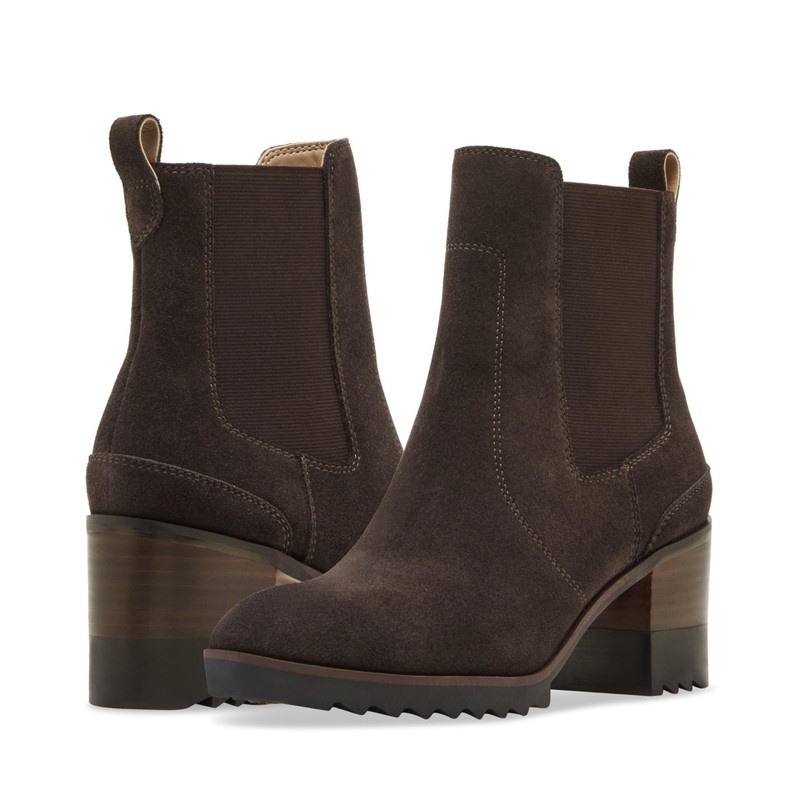 Blondo Women's Rai Ankle Boot, Java Suede, 8.5