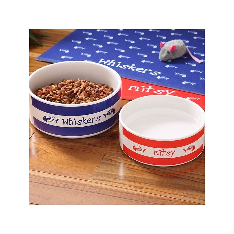 Personalization Universe Kitty Kitchen Cat Bowl - Small