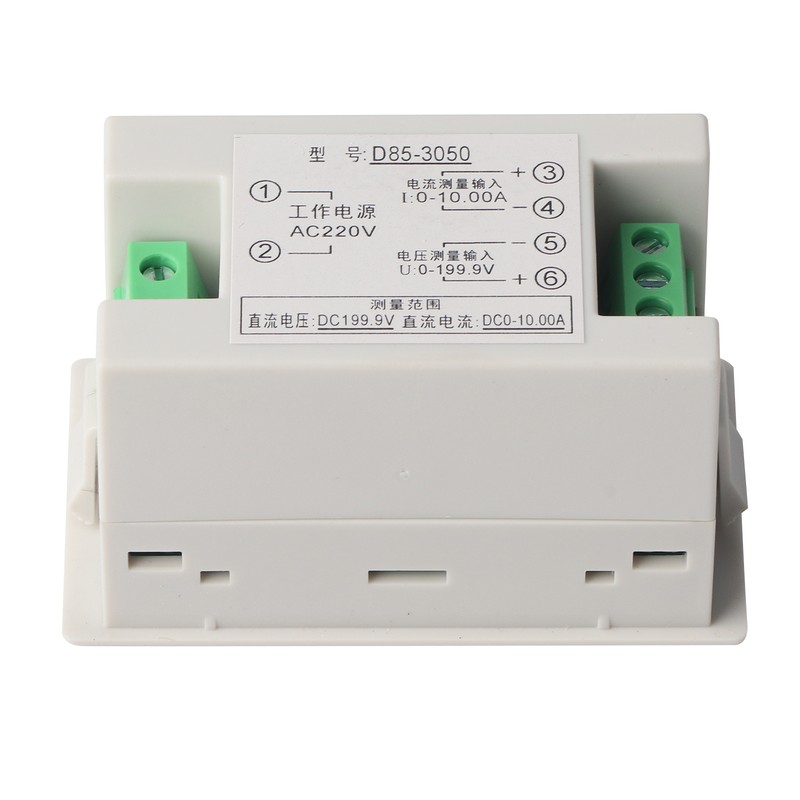 D85-3050 Digital DC Voltmeter Ammeter Volt Amp Meter DC0-199.9V DC0-10.00A