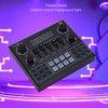 Dual Channel Live Sound Card Bluetooth Audio Mixer Converter with