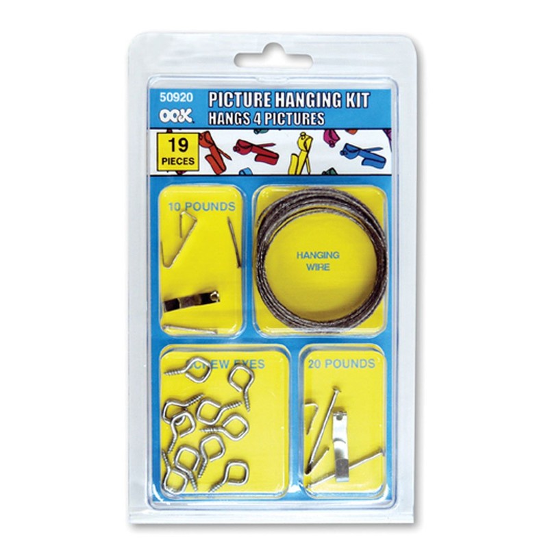 OOK 50920 Picture Hanging Kit, Brass