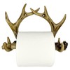 Deer Antler Wall Mounted Toilet Paper Roll Holder – Rustic