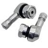 2x Motorcycle Aluminium Angle Valve Silver 11.3 mm Valves Angle