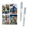 Jinsion Pack of 10 hanger bolts M8 x 60 mm,