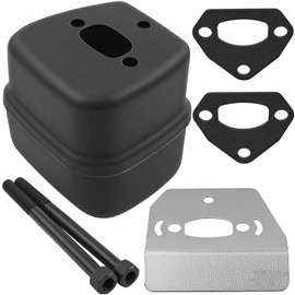 ZAMDOE Exhaust Muffler Bolt Heat Shield Gasket Kit for Husqvarna 36 41 136 137 141 142 142 e 141 LE Chainsaw Accessories Replacement 530069415 545006044 for Engine Motor Spare Parts