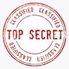 Red Classified Top Secret Stamp Vinyl Window Bumper Sticker Decal