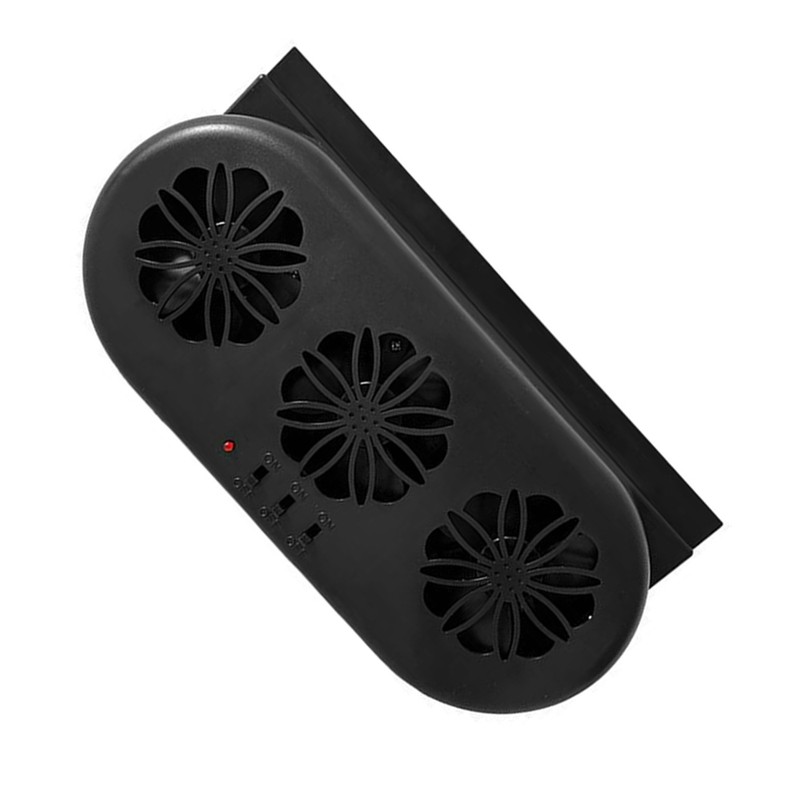 3-Fan Car Exhaust Fan USB Air Circulation Fan Ventilator Silent