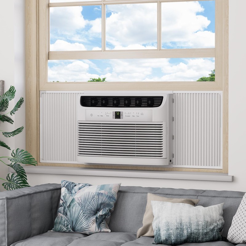 Chiligent Window AC Side Panels, 17" H × 19.25" W