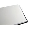 Ruby Paulina 11x17 Binder Dividers with Tabs - 8pc White