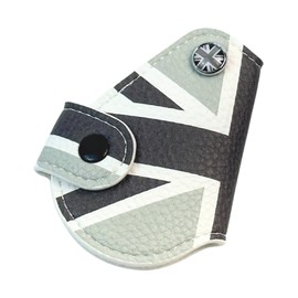 [HTharros] Mini Cooper Smart Key Case Cover PU Leather Gray Union R55 R56 R57 R60 R61 GYJ