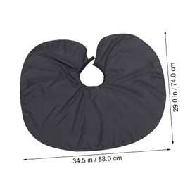 HONMEET Lightweight Hairdressing Cape for Haircuts Easy to Clean Hair Dye Smock Comfortable Barber Salon Shawl Reusable Haircut Gown for