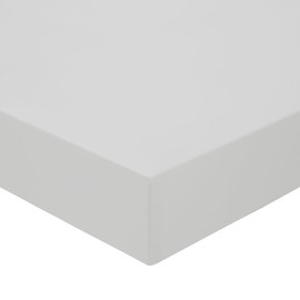 COMFORTNIGHTS, Flame Retardant Bed Linen Single Fitted Sheet (Silver), certified to BS7175 Ignition Source 5+7, also known as Crib 7 or FR Source 7.