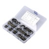Pissente 110 Pcs Bonded Seal Dowty Washer Rubber O Ring