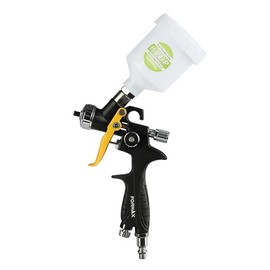 FORNAX HVLP Mini Spray Gun Air Paint Sprayer with 0.8 mm Nozzle, 125 cc Capacity Gravity Feed Spray Paint Gun for Automotive,House Painting and Furniture Painting