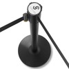 Jubilee Set of 2 Retractable Stanchions for Crowd Control - Black Posts with