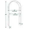 Arcadia Garden Products AR01 Aspen Arbor, Black