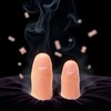 2Pcs Thumb Tip Magic Tricks,Disappearing Silk Fake Thumb Tip Magic,Fake