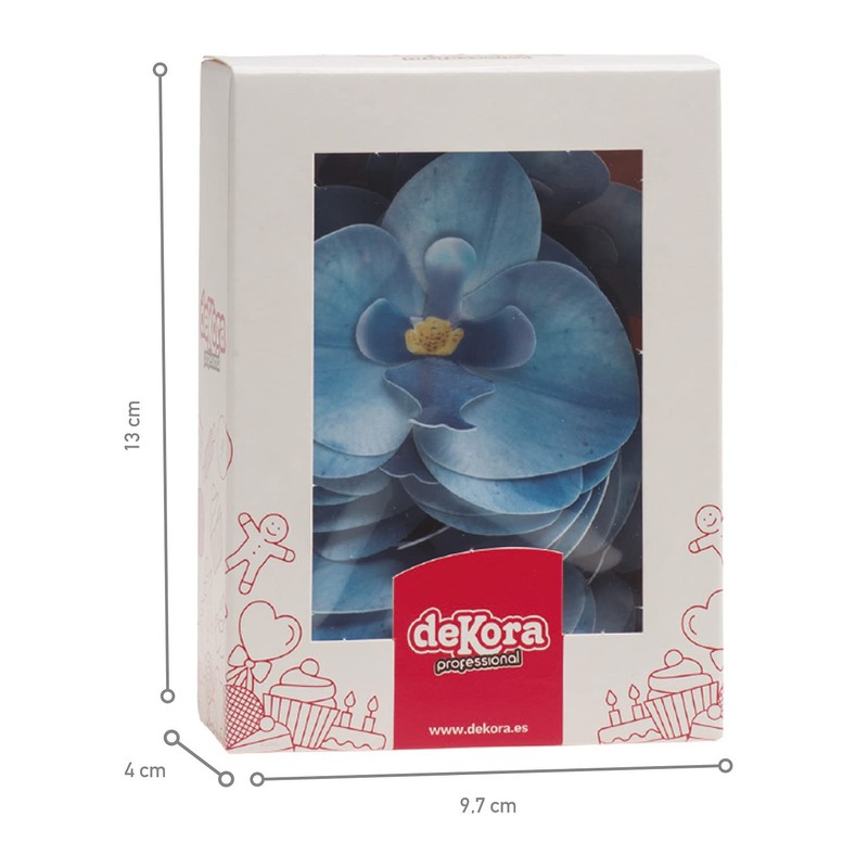 dekora – Fiori commestibili per torte – 10 orchidee in