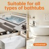Bath Pillow for Tub,48 Non-Slip Suction Cups,Soft 4D Breathable Air