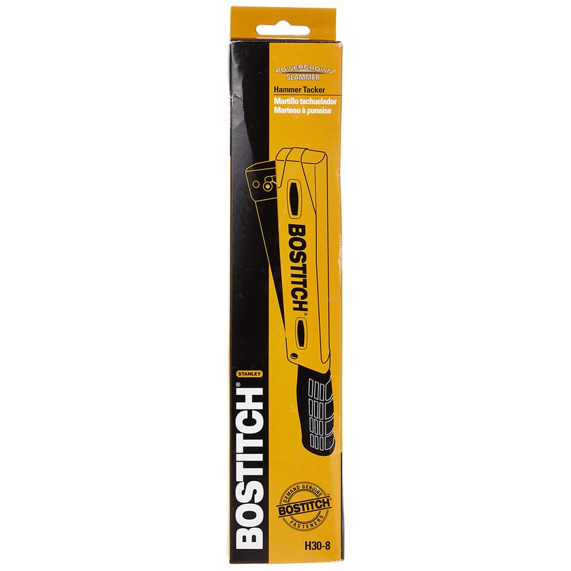 BOSTITCH Hammer Stapler/Tacker, Manual, 1/4-Inch to 3/8-Inch (H30-8)