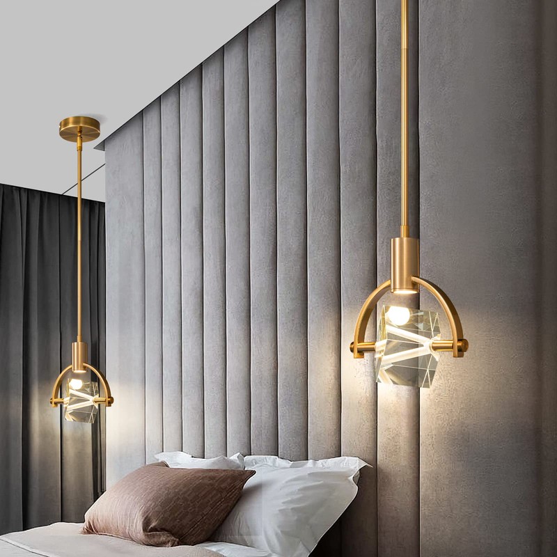LIANGMH Pendant Ceiling Light Fixture for Kitchen Island, Modern Integrated