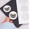 24 x 40mm Round 'Happy Sheep Face' Stickers (SK00058359)