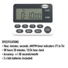 Digital Kitchen Timer For Cooking and Baking - Four Way