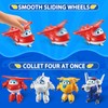 Super Wings 5" Transformable Toys 4-Pack Action Figure Tobot, Transforming