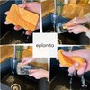 eplanita Natural Plant Based Scrub Sponges (6 Pack), Non-Scratch, Biodegradable