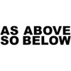 CafePress AS above SO below Oval Sticker Oval Car Bumper