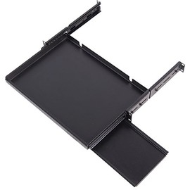 Vertical Cable Sliding Keyboard Shelf for 16" Keyboards - 19" Rack-Mountable - 2U Rack Space