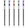 PENTEL SUPERB BK77 PACK OF 5 ASSORTED COLOURS - BLACK,