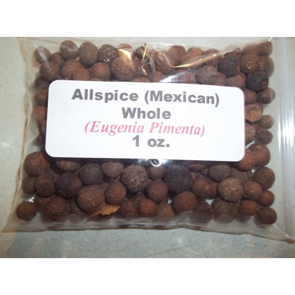 Allspice 1 oz. (28 grams) Allspice (Mexican) Whole (Eugenia pimenta)