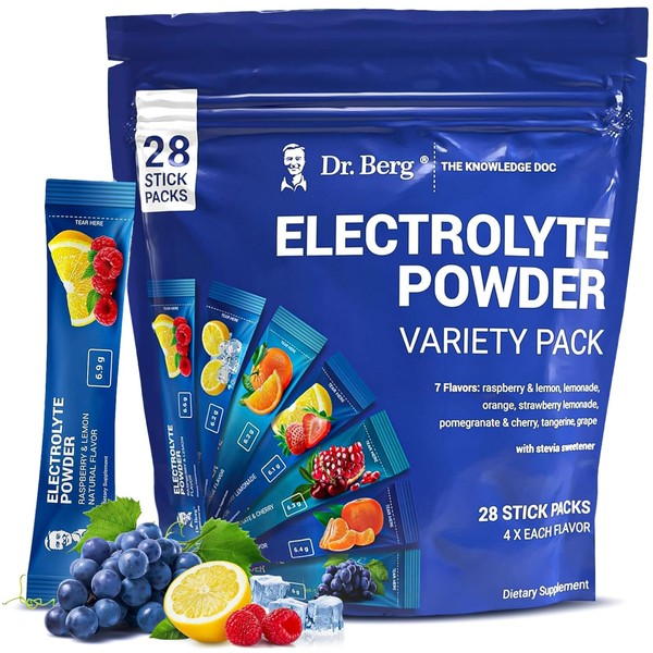 Dr. Berg Nutritionals Dr. Berg Sugar Free Electrolyte Powder Packets