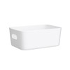 Mofeisor 6 Packs Plastic Storage Baskets with Handles, Cupboard Storage