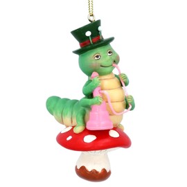 Gisela Graham Caterpillar with Pipe Resin Tree Decoration