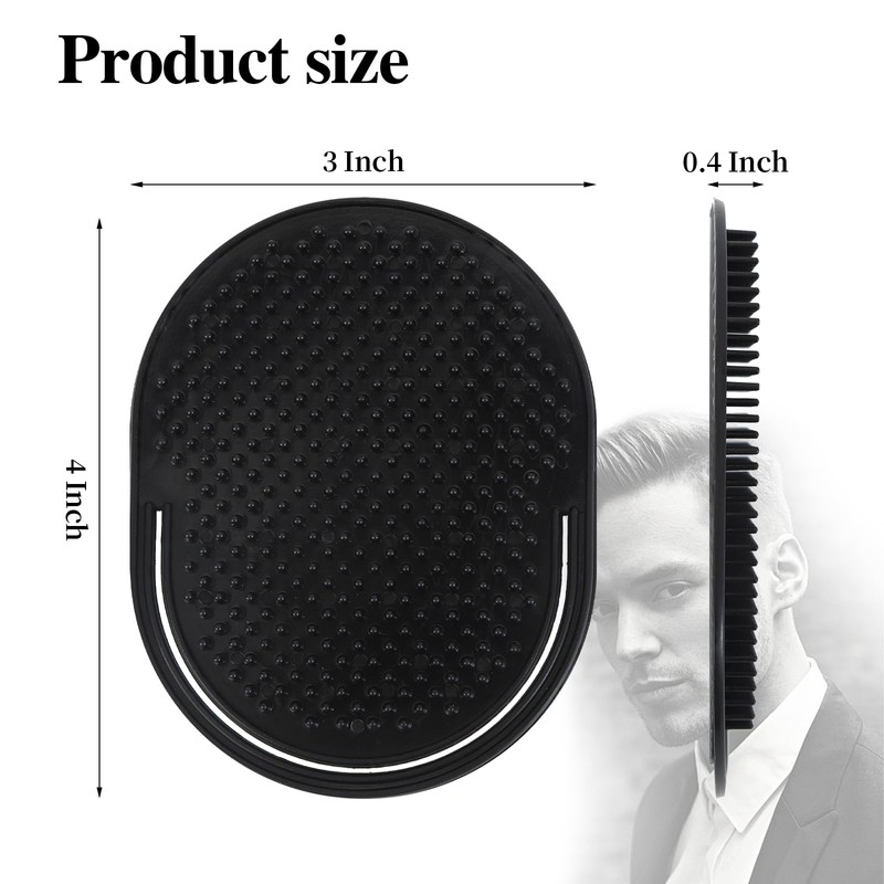 OUMASK 6 Pcs Palm Combs for Men, Soft Portable Pocket