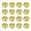 sourcing map 30Pcs Fit for 3/8" Tube OD Brass Compression