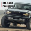 YZONA for Ford Bronco Front Skid Plate Steel Bumper Cover