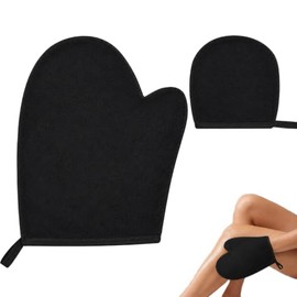 Guante Aplicador de Autobronceador y Exfoliante Corporal Reutilizable | para Lociones y Espumas Bronceadoras, Diseño Suave de Doble Cara para un Bronceado Uniforme y Sin Manchas