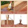 Hsei 2 Pcs Acacia Wood Cutting Board with Handle Wooden